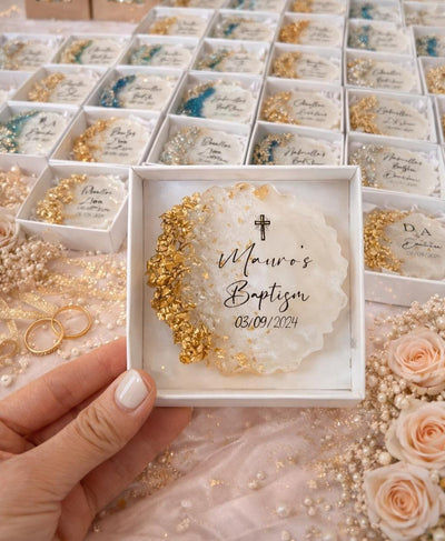 Personalized Baptism & First Communion Magnet - Mi Bautizo Favor
