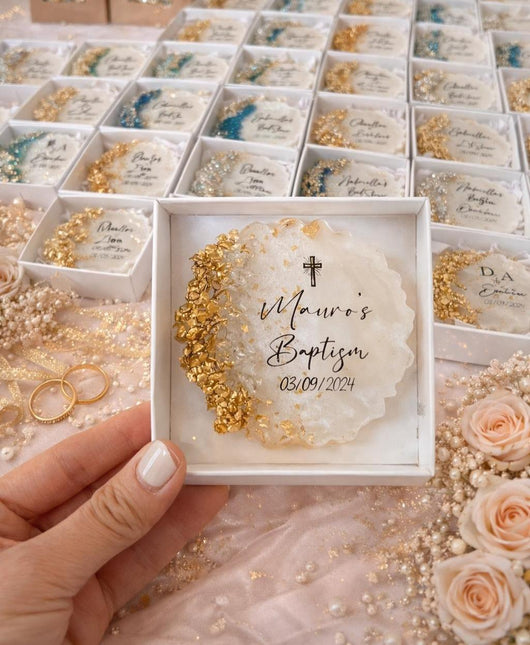 Personalized Baptism & First Communion Magnet - Mi Bautizo Favor