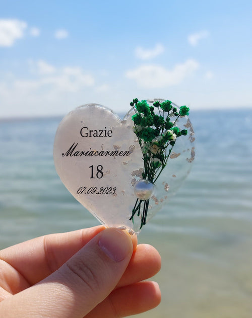 Wedding & Bridal Shower Favor Magnets for Guests - Floral Keepsake