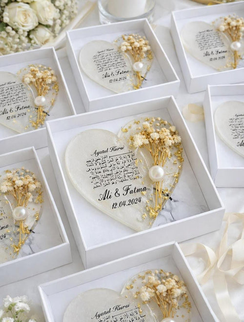 Islamic Wedding Souvenir Magnet – Ayatul Kursi Personalized Favor