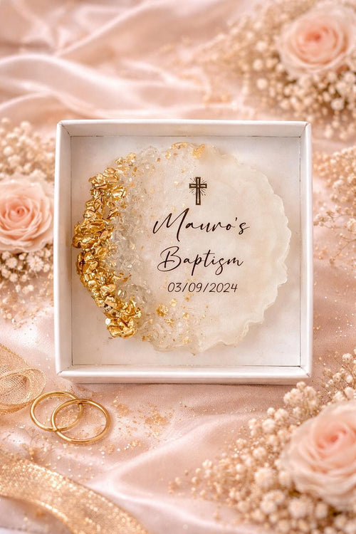 Personalized Baptism & First Communion Magnet - Mi Bautizo Favor