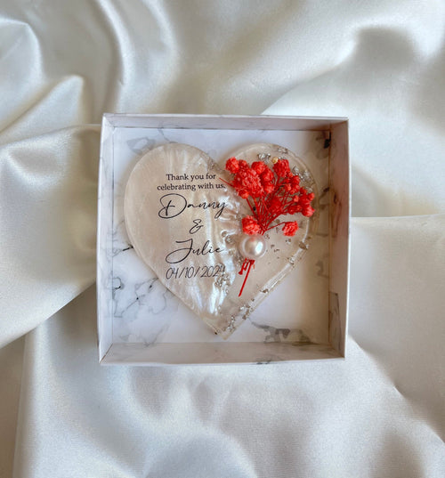 Floral Wedding Favor Magnets for Guests - Bridal Shower Keepsake