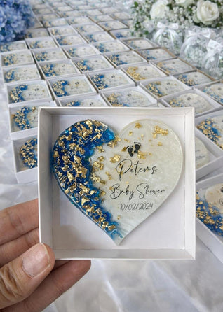 Personalized Baby Shower Epoxy Magnet Favors for Guests