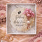 Elegant Baby Shower Magnet Favor - Baby Feet with Pink Florals