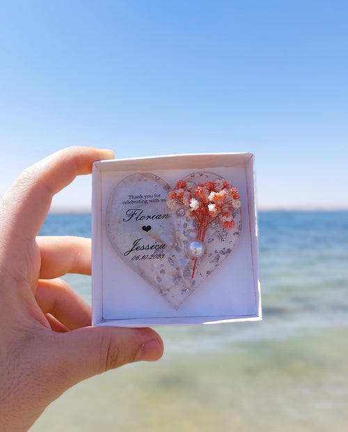 Personalized Wedding & Bridal Shower Magnet Favors for Guests