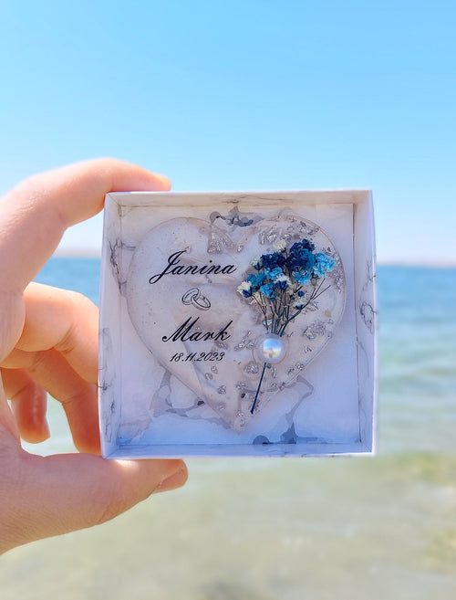 Floral Wedding Party Favor Magnets for Guests - Personalized Keepsake