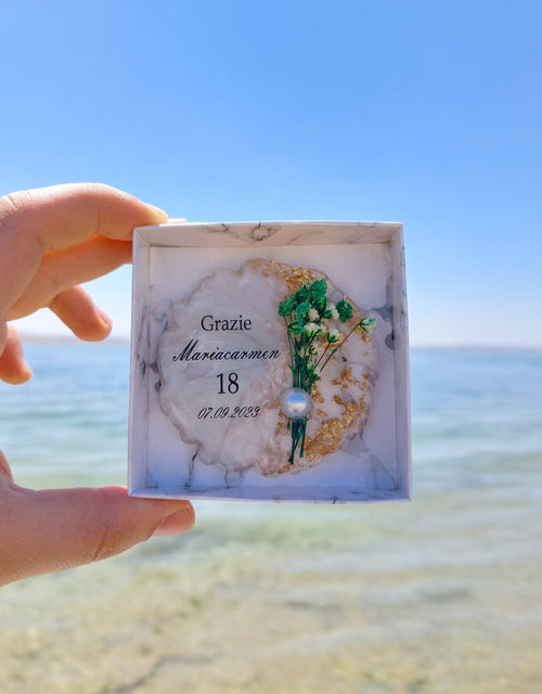 Personalized Wedding Epoxy Magnet Favors – Set of 25 for Guests
