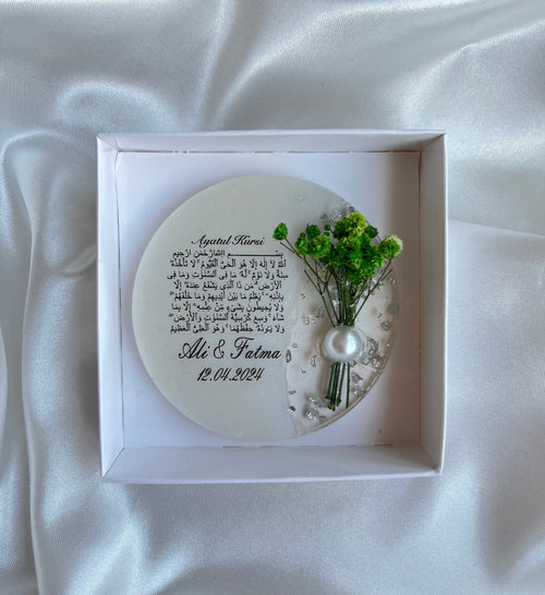 Ayatul Kursi Magnet Favor – Personalized Muslim Wedding Keepsake
