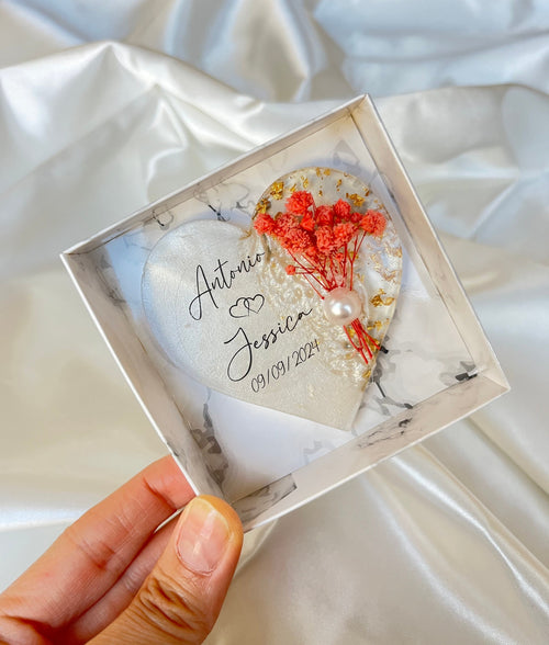 Personalized Wedding & Engagement Party Favor Magnets for Guests