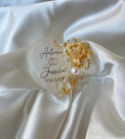 Personalized Wedding & Engagement Party Favor Magnets for Guests