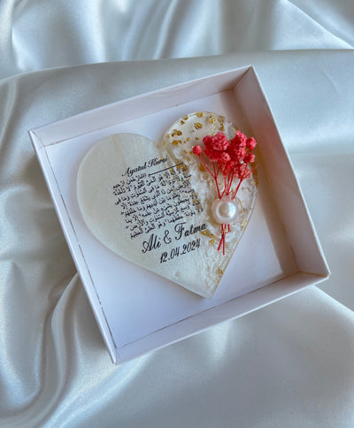 Personalized Islamic Ayatul Kursi Magnet Favor – Muslim Wedding Keepsake