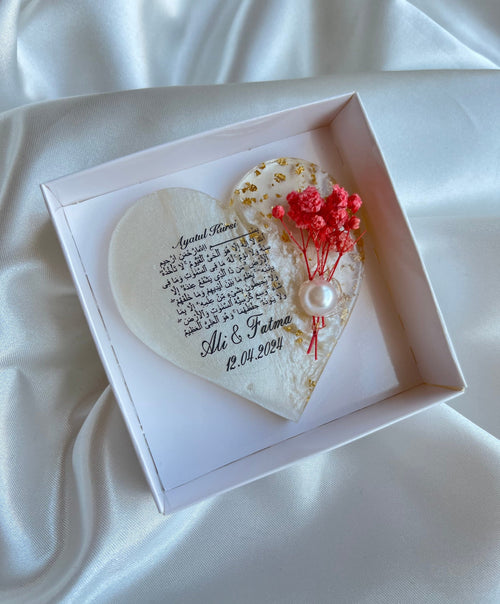 Personalized Islamic Ayatul Kursi Magnet Favor – Muslim Wedding Keepsake