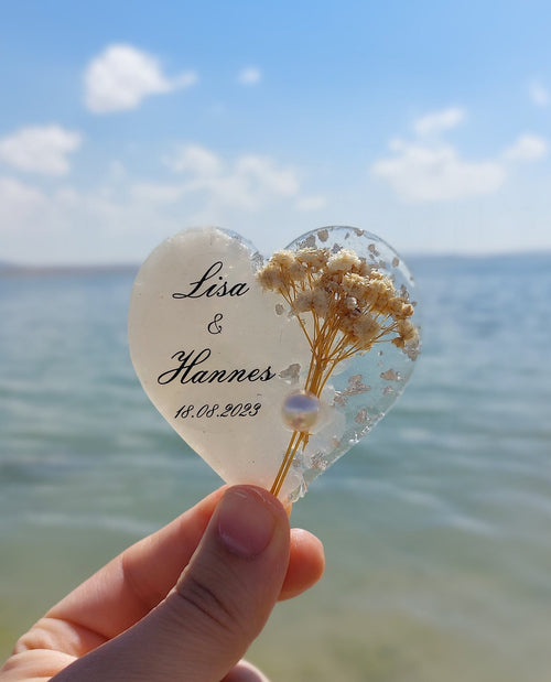 Wedding & Bridal Shower Favor Magnets for Guests - Floral Keepsake