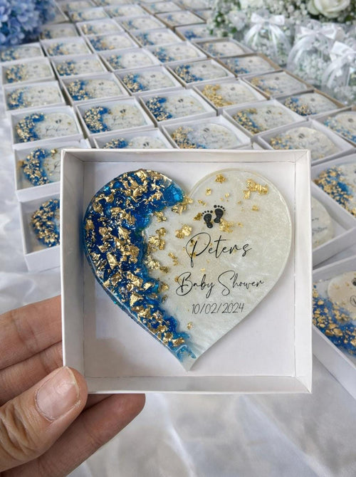 Baby Shower Keepsake Magnet – Personalized Neutral Baby Favor