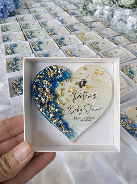 Baby Shower Keepsake Magnet – Personalized Neutral Baby Favor